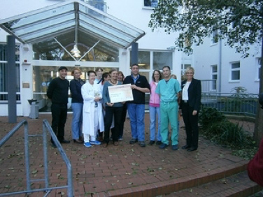 Mitarbeiterinnen und Mitarbeiter des Sana-Krankenhaus Hürth